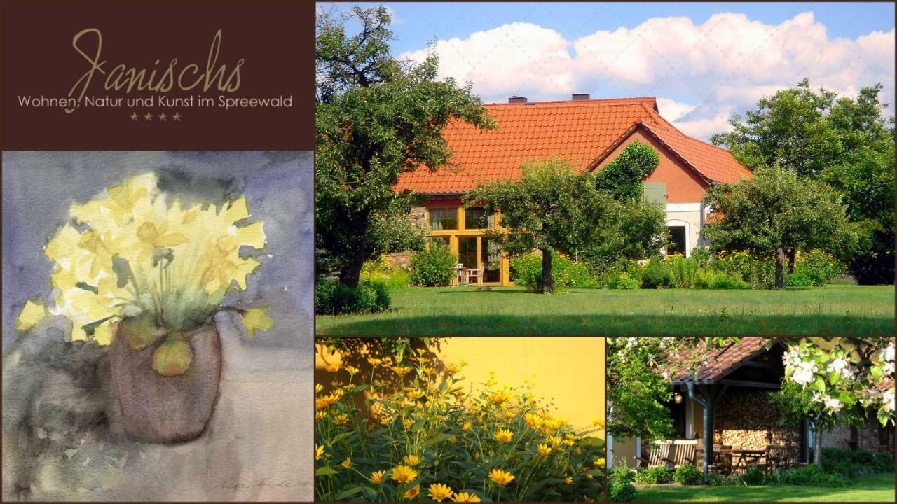 Janischs Fewo Im Spreewald, Terrasse, Grosser Garten Und Blick Inklusive Unterspreewald Esterno foto